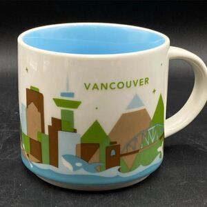 NWT Starbucks You Are Here YAH 14oz mug cup Vancouver New NO BOX